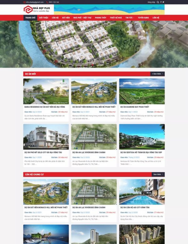 Thiết kế website bất động sản (KISO17790) 1